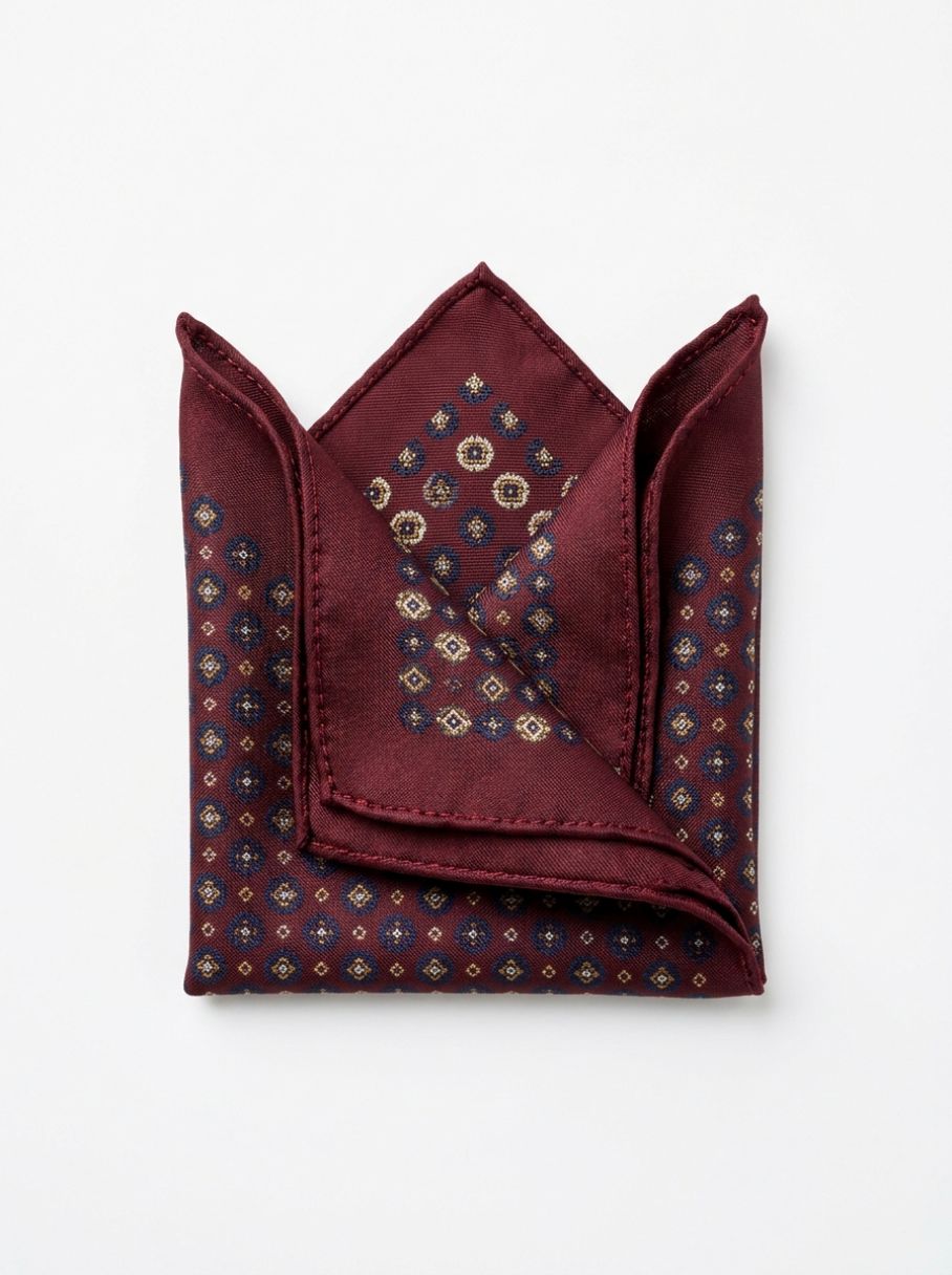 Italian Silk Hand-Rolled Pocket Square